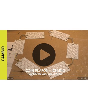 COIN * PLAFÓN REDONDO LED 100W - 2700-5000K - CON MANDO - MADERA